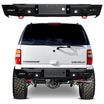 Vijay Rear Bumper For 2000-2006 Chevrolet Tahoe Suburban 1500 2500 w/LED LIghts - Image 1 of 4