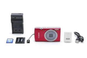 [EXC+5] Canon PowerShot ELPH 160 IXY 150 IXUS Digital Camera 20.0MP Red Japan - Picture 1 of 9