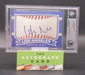 HIDEO NOMO Signature Card AUTO signed BAS Beckett Authentic Autogramm Dodgers - Bild 1 von 1
