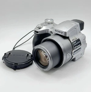 SONY Cyber Shot Digital Camera DSC-H1 12X Optical Zoom 5.1 MP (TESTED) - Picture 1 of 11