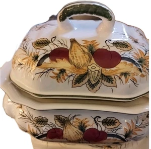 Suppenturm & Platte Erntesuppe schön groß neuwertig. - Bild 1 von 22