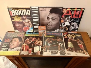 Vintage magazine lot MUHAMMAD ALI Plus Wheaties Mini Box 6 Plus Calendar - Picture 1 of 4