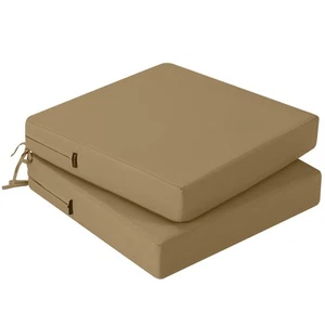 Outdoor Chair Cushions Set of 2, Waterproof Outdoor Seat Cushions for Patio F... - Picture 1 of 8
