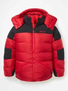 Marmot 03 Plasma Parka Down Parka 2023 Re-release L M14606 Red Black NWT - Picture 1 of 1