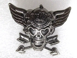 LAS VEGAS HOTEL LOVE HEART OCCHIALI DA SOLE ARGENTO SERIE TESCHIO Hard Rock Cafe PIN LE - Foto 1 di 3