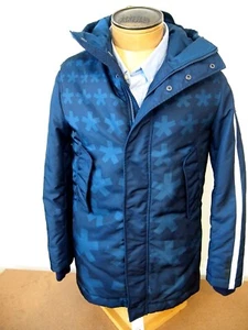 Rossignol Maxence Asterisk Hooded Down Jacket Parka NWT Small $950 Navy Blue - Picture 1 of 14
