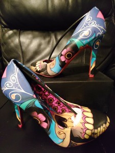 iron fist sugar skull heels