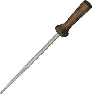Chicago Cutlery Sharpening Steel High-Carbon Steel Blade Brown Walnut Handle - Picture 1 of 1