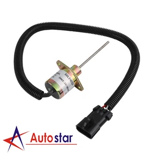 Shut Off Solenoid For Kubota 12V 25-38109-05S 25-38109-05Z 25-38109-06Z - Picture 1 of 12