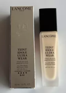 Lancome Idole Ultra Wear All Day Wear B-03 SPF 38 Retouch Free 1 oz 30 ml - Picture 1 of 2