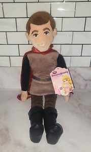 NWT Disney Store Sleeping Beauty Prince Phillip 21" Plush Rare Doll