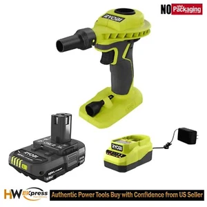 RYOBI ONE+18V Cordless High Power Portable Inflator w/1.5Ah Battery + 18VCharger - Picture 1 of 7