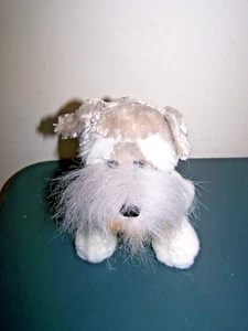 GANZ WEBKINZ SCHNAUZER DOG PLUSH STUFFED ANIMAL TOY NO CODE HM159 - Picture 1 of 3