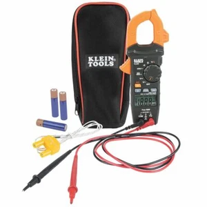 Klein Tools CL220 Digital Clamp Meter, AC Auto-Ranging 400 Amp with Temp, TRMS - Picture 1 of 9