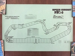 Board Game Expansion, South African Grand Prix, Speed Circuit, Avalon Hill, 1980 - Picture 1 of 1