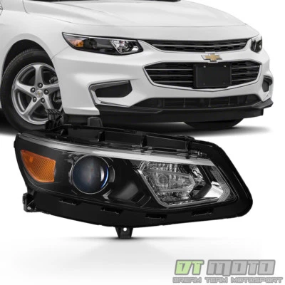 [Halogen Model] 2016 2017 2018 Chevy Malibu Headlight Headlamp RH Passenger Side - Image 1 of 4