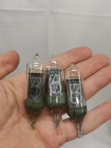 SMALL fine GRID 3pcs IN-14 Nixie Tubes IN14 - Picture 1 of 6