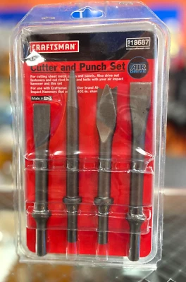 New Old Stock Sears Craftsman 4 Pc Cutter And Punch Set 18687 Made in USA - Image 1 of 2
