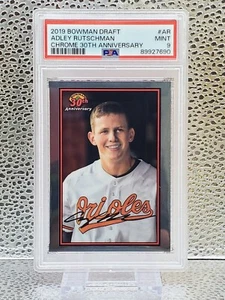 Adley Rutschman - 2019 Bowman Draft Chrome 30th Anniversary #AR (PSA MINT 9) - Bild 1 von 2