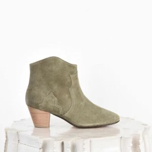 ISABEL MARANT Dicker Stiefeletten in taupe Wildleder Größe FR 37 / US 6 - Bild 1 von 5
