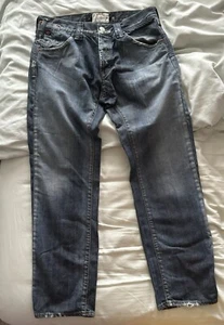 Energie Men Jeans Kirk Regular Straight Size W32 W34 L30 distressed look - Picture 1 of 13