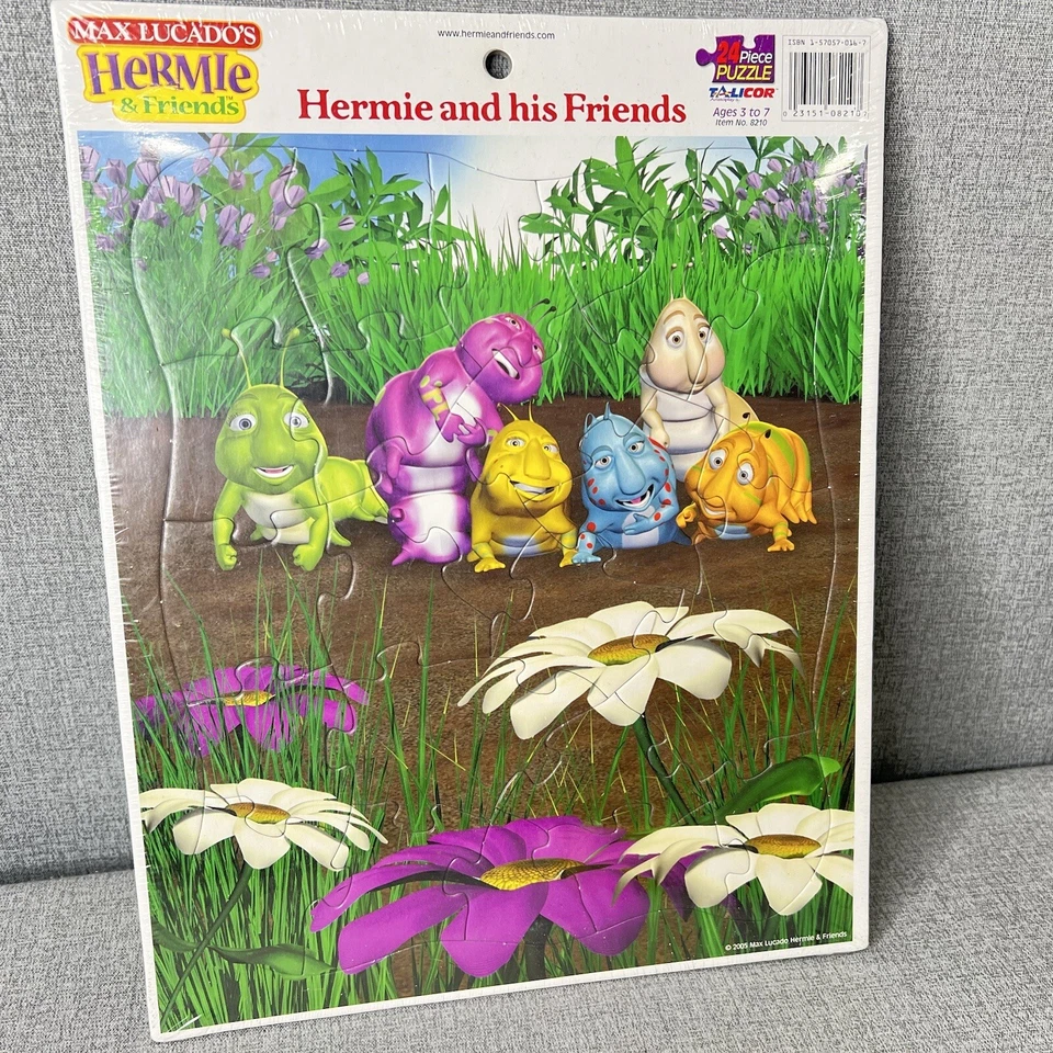 Puzzle Max Lucados Hermie and Friends 2005 Talicor 24 piezas sellado difícil de encontrar Foto 1 de 4
