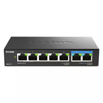 D-Link 7-Port Multi-Gigabit Unmanaged Switch - Image 1 of 4