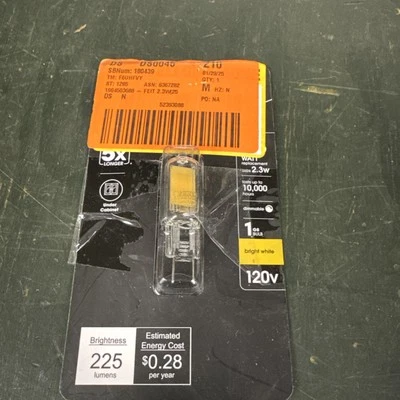 25-Watt Equivalent Bright White (3000K) T4 G8 Bi-Pin Base LED Light Bulb - Image 1 of 2