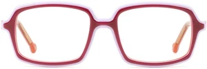 Authentic LA Eyeworks HAM PANTS 615 Glasses Frames Mercury Red Made in Japan - Picture 1 of 11