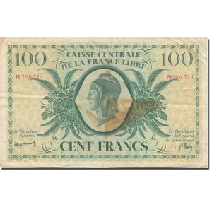 [#279420] French Equatorial Africa, 100 Francs, Marianne, VF, KM:13, a - Picture 1 of 2