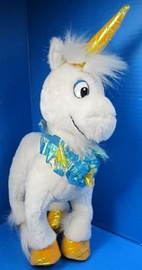 De Colección Acme Unicornio Blanco con Cascos Brillantes Cuerno 20" Espuma Peluche - Imagen 1 de 8