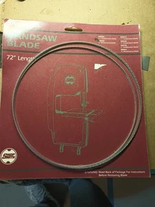 Shopsmith bandsaw blade 1/8 Woodcutting 72” #555000 - Imagen 1 de 2