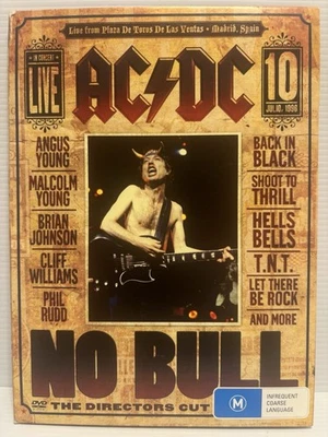 AC/DC No Bull Live The Director's Cut DVD Concert All Region Free Postage - Image 1 of 4