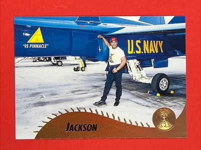 ⚾ Bo Jackson 1995 Pinnacle #208 - California Angels - Tributo a la Marina de los Estados Unidos - MLB Foto 1 de 4