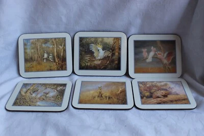 Jason COASTERS X 6 Australian Wildlife, Preowned Good Condition - Image 1 of 4