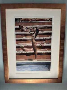 Framed Slim Aarons Original Pool Side Glamour Framed In Fine Italian Frame - Picture 1 of 5