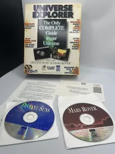 Vintage Software Universe Explorer Distant Suns Mars Rover 1996 Space Big Box - Picture 1 of 12