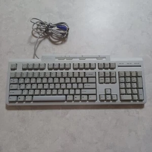 Vintage Sony Clicky Keyboard PS2 Anschluss getestet gebraucht hellgrau - Bild 1 von 17