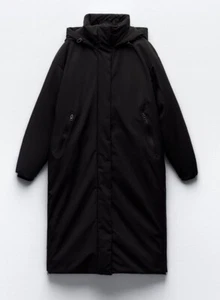 Wasser- und winddichter Anorak/Daunenmantel | ZARA | schwarz | XS | NEU - Bild 1 von 15