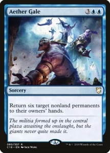 MTG 2X AETHER GALE COMMANDER 2018 NEAR MINT/MINT - Picture 1 of 1