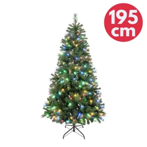 Lytworx 195cm Pre-Lit Christmas Tree Pre-Decorated Festive Xmas Indoor Display - Picture 1 of 3
