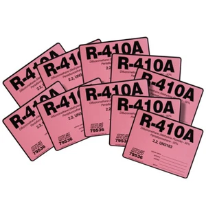 R-410A Cylinder Tank Label (Pack of 10) - Picture 1 of 2