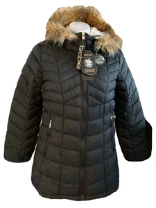 CHAQUETA ABULLONADA BEBE MUJER NUEVA CON ETIQUETAS, PIEL SINTÉTICA EXTRAÍBLE, BOLSILLOS CON CREMALLERA, TALLA XL, COLOR NEGRO - Imagen 1 de 7