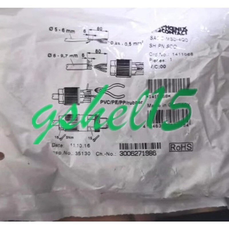 1PCS NEW Phoenix SACC-MSD-4QO SH PN SCO 1411068 coupler #HJ - Image 1 of 1