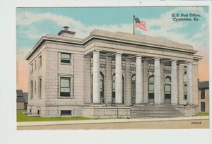 POSTCARD  POST OFFICE CYNTHIANA KENTUCKY - Picture 1 of 2
