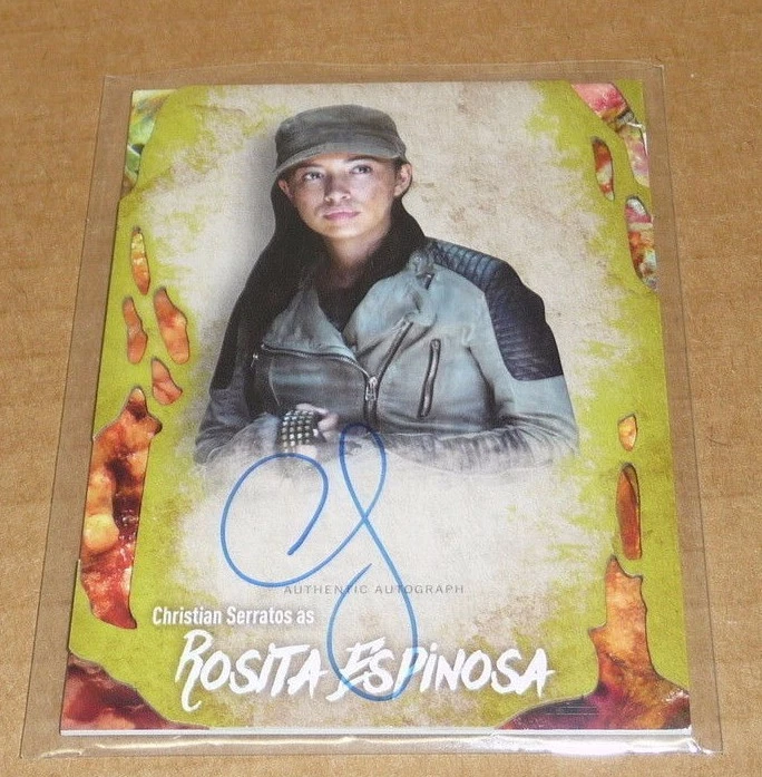 2016 CHRISTIAN SERRATOS Topps The Walking Dead Survival Box Autograph  54/99 ros - Image 1 of 1