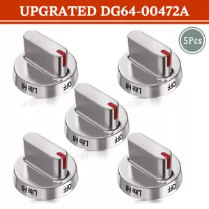 Perilla de repuesto para horno de cocina de gas DG64-00472A de 5 piezas para Samsung NX58H5600SS - Imagen 1 de 12