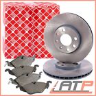 2x FEBI BILSTEIN BRAKE DISC VENTED 256+PADS FRONT FOR OPEL VAUXHALL ASTRA MK 4