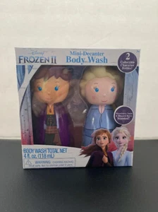 Disney Frozen II 2-Piece Mini-Decanter Body Wash Set with Anna & Elsa Characters - Picture 1 of 7