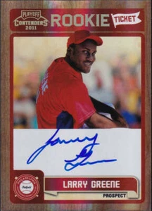 2011 Playoff Contenders Rookie Ticket #RT3 - Larry Greene Auto - Picture 1 of 2